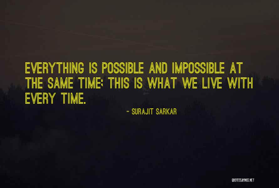Everything Is Possible Nothing Is Impossible Quotes By Surajit Sarkar Everything Is Possible Nothing Is Impossible Quotes By Surajit Sarkar