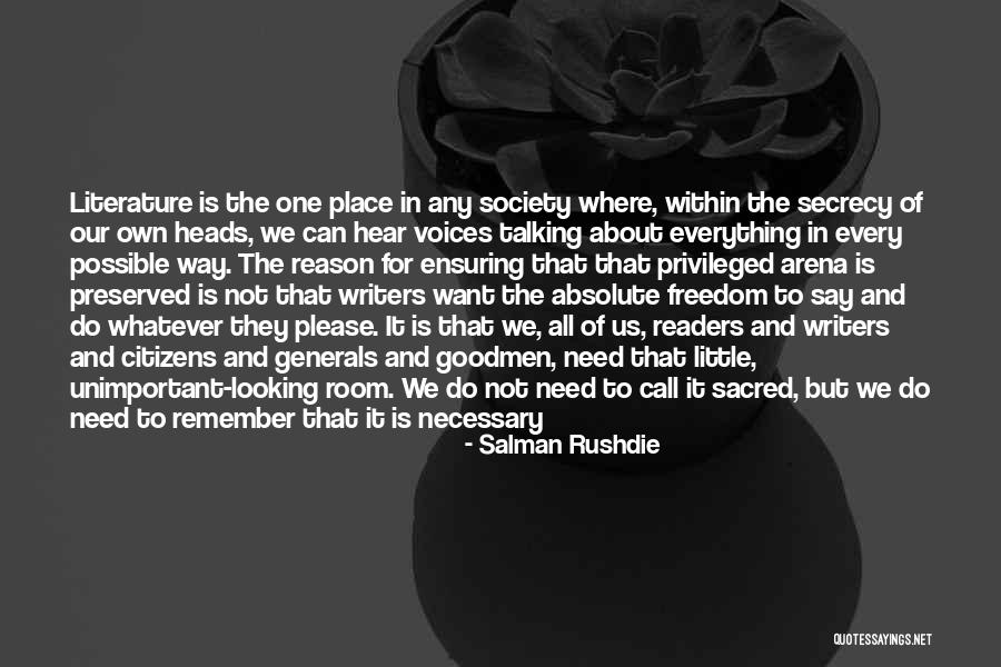 Everything Is Sacred Quotes By Salman Rushdie Everything Is Sacred Quotes By Salman Rushdie