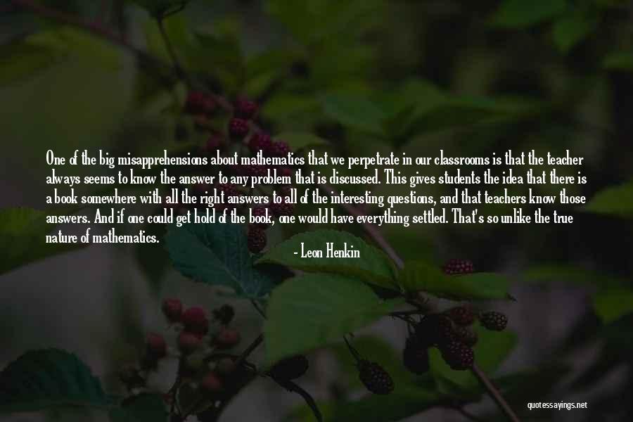 Everything Is Settled Quotes By Leon Henkin Everything Is Settled Quotes By Leon Henkin