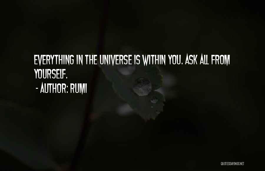 Everything Is Within You Quotes By Rumi