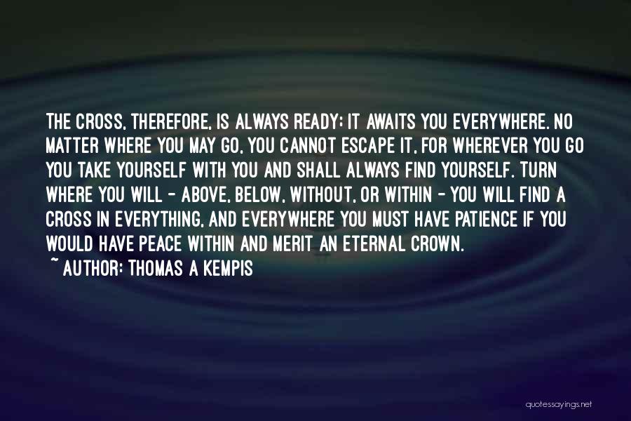 Everything Is Within You Quotes By Thomas A Kempis