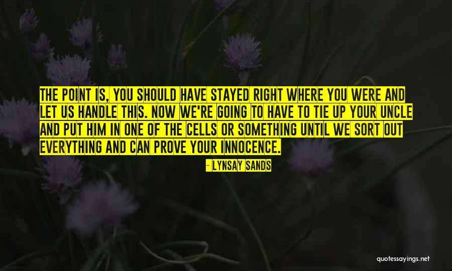 Everything Is You Quotes By Lynsay Sands