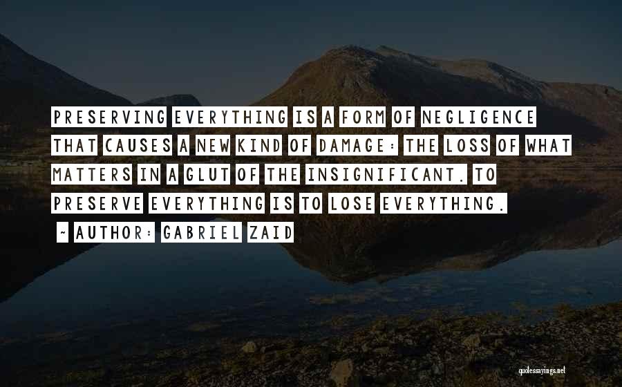 Everything Matters Quotes By Gabriel Zaid