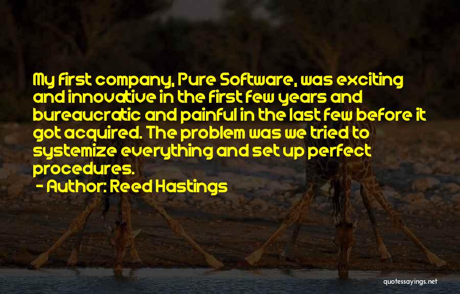 Everything May Not Be Perfect Quotes By Reed Hastings