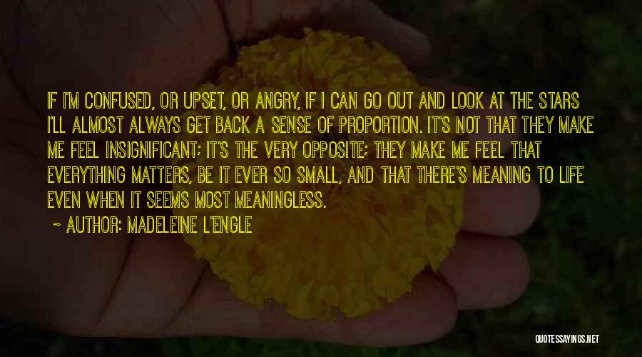 Everything Not Always Seems Quotes By Madeleine L'Engle