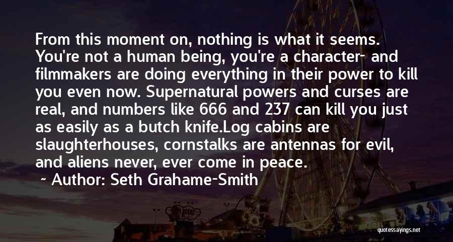 Everything Not Being As It Seems Quotes By Seth Grahame-Smith