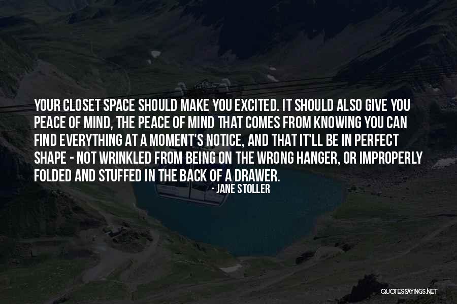 Everything Not Being Perfect Quotes By Jane Stoller