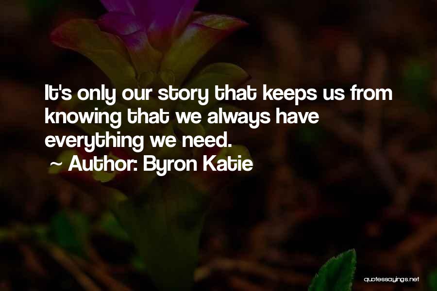 Everything That Quotes By Byron Katie