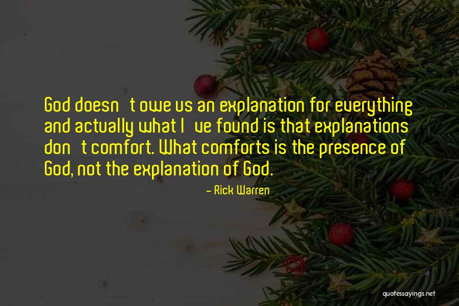 Everything That Quotes By Rick Warren