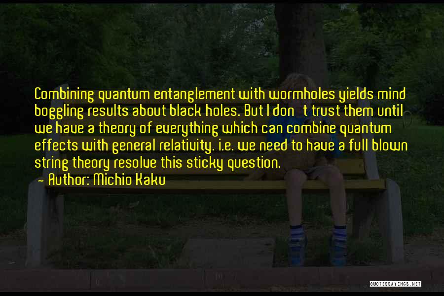 Everything Theory Quotes By Michio Kaku