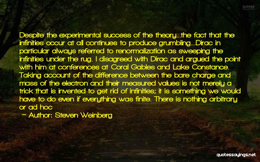 Everything Theory Quotes By Steven Weinberg