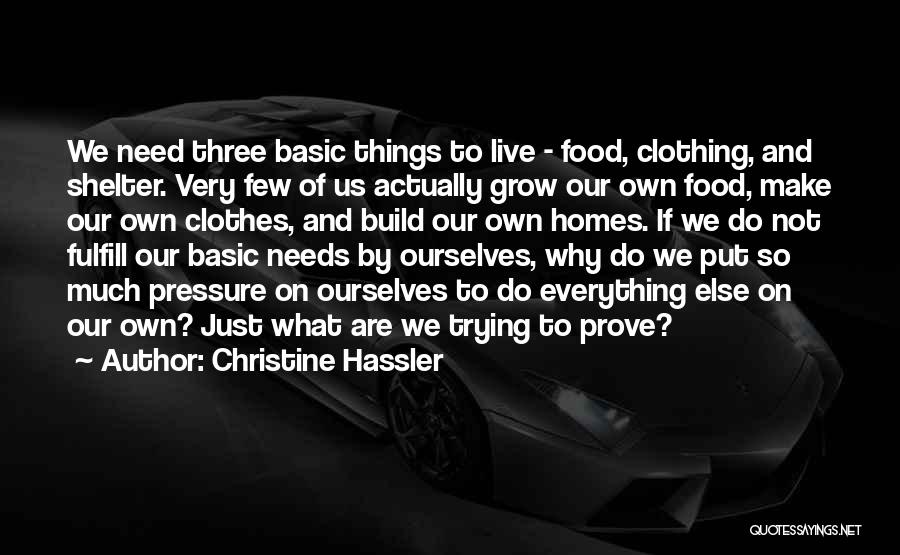 Everything To Prove Quotes By Christine Hassler