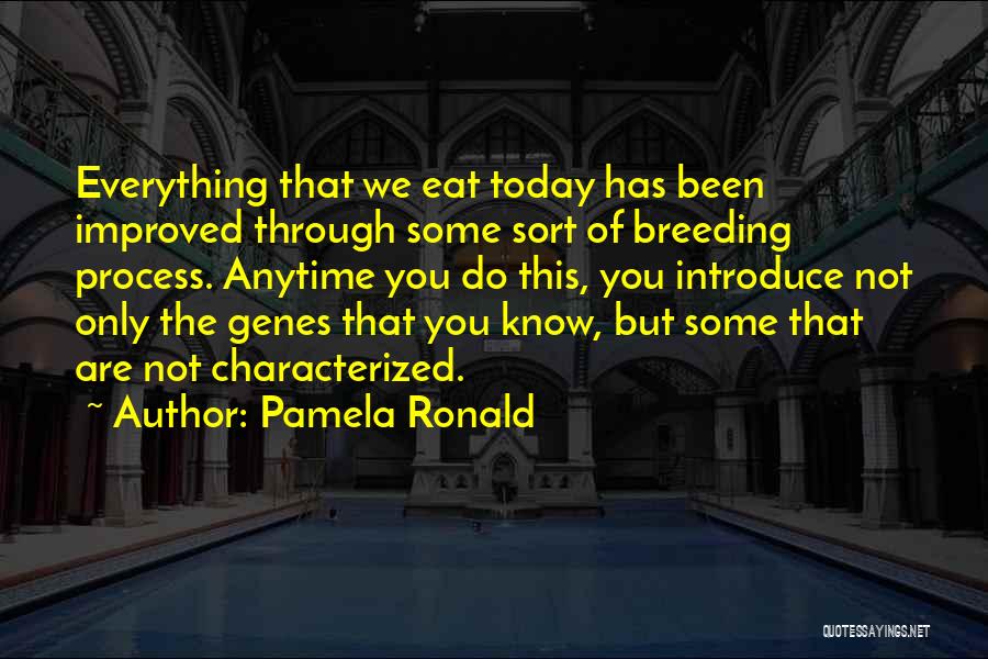 Everything We Been Through Quotes By Pamela Ronald