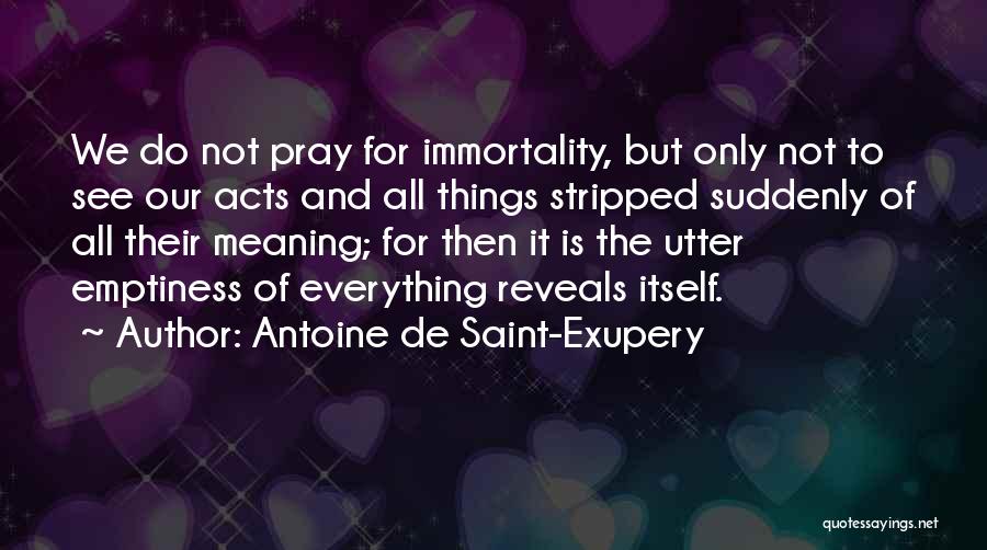 Everything We See Quotes By Antoine De Saint-Exupery