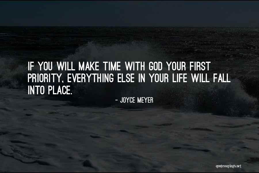 Everything Will Fall In Place Quotes By Joyce Meyer Everything Will Fall In Place Quotes By Joyce Meyer