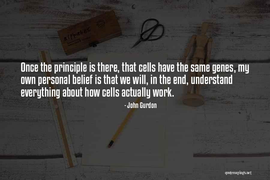 Everything Will Work Out In The End Quotes By John Gurdon