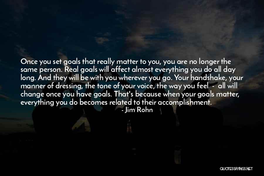 Everything's The Same Quotes By Jim Rohn