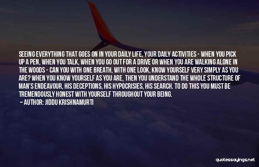 Everything's Up To You Quotes By Jiddu Krishnamurti