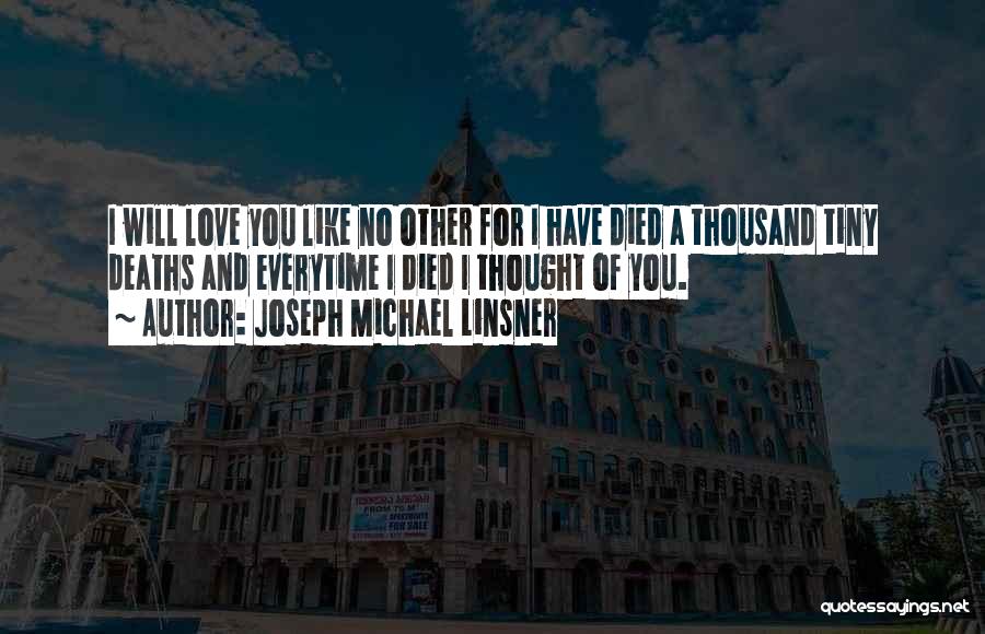 Everytime I Think Of You Love Quotes By Joseph Michael Linsner