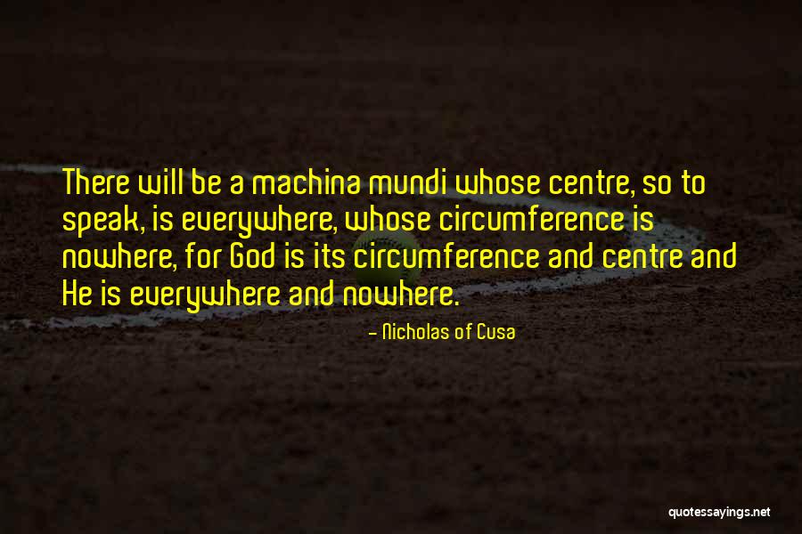 Everywhere And Nowhere Quotes By Nicholas Of Cusa Everywhere And Nowhere Quotes By Nicholas Of Cusa