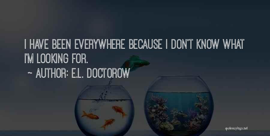 Everywhere Quotes By E.L. Doctorow