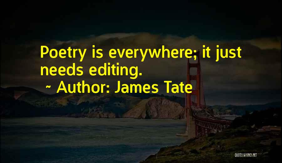 Everywhere Quotes By James Tate
