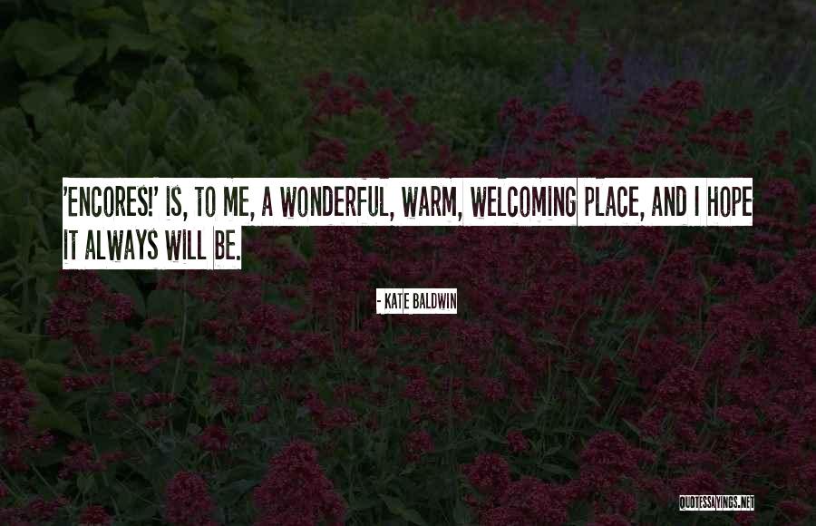 Evezy Quotes By Kate Baldwin Evezy Quotes By Kate Baldwin