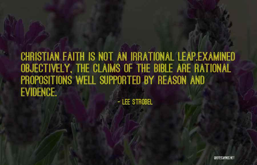 Evidence Bible Quotes By Lee Strobel