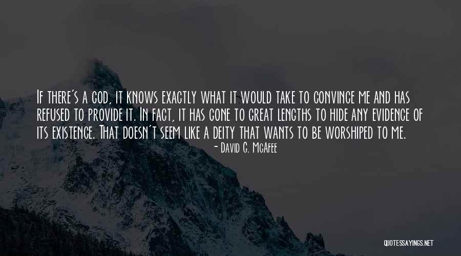 Evidence Of God Quotes By David G. McAfee Evidence Of God Quotes By David G. McAfee