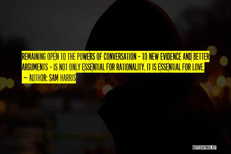 Evidence Of Love Quotes By Sam Harris