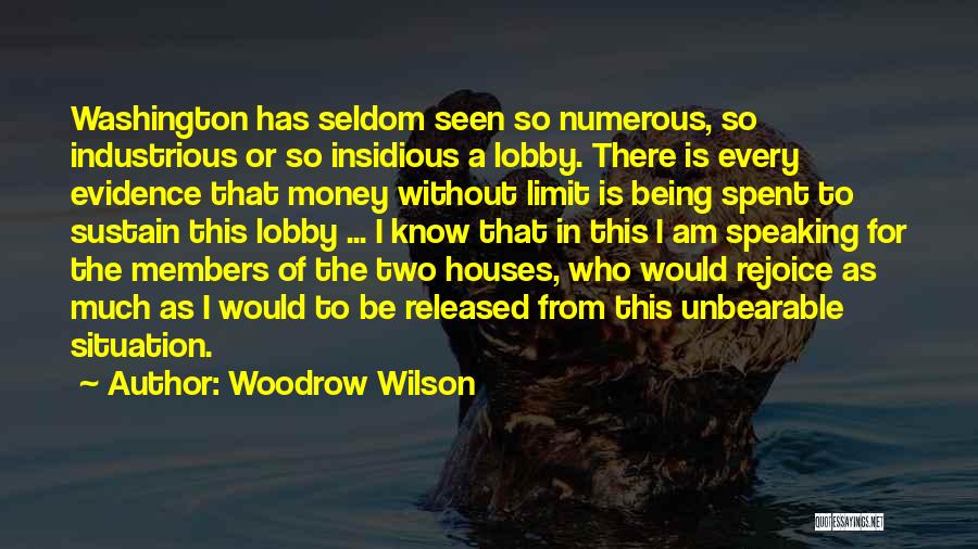 Evidence Of Things Not Seen Quotes By Woodrow Wilson