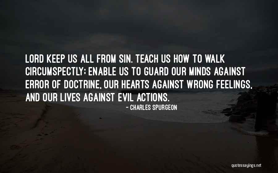 Evil Actions Quotes By Charles Spurgeon Evil Actions Quotes By Charles Spurgeon