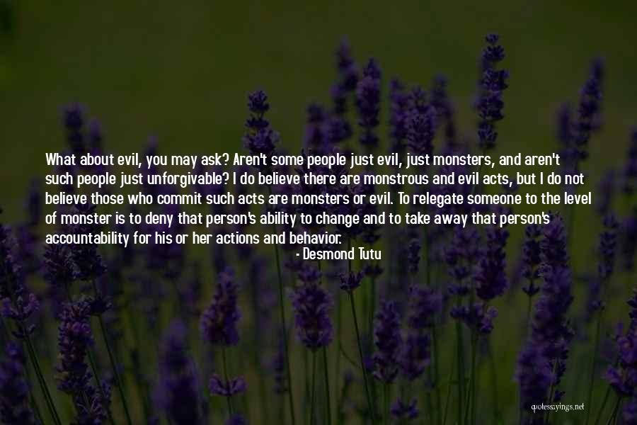 Evil Actions Quotes By Desmond Tutu Evil Actions Quotes By Desmond Tutu