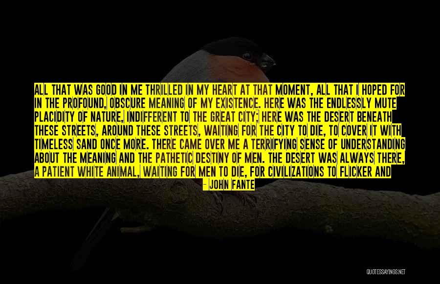 Evil And Darkness Quotes By John Fante Evil And Darkness Quotes By John Fante