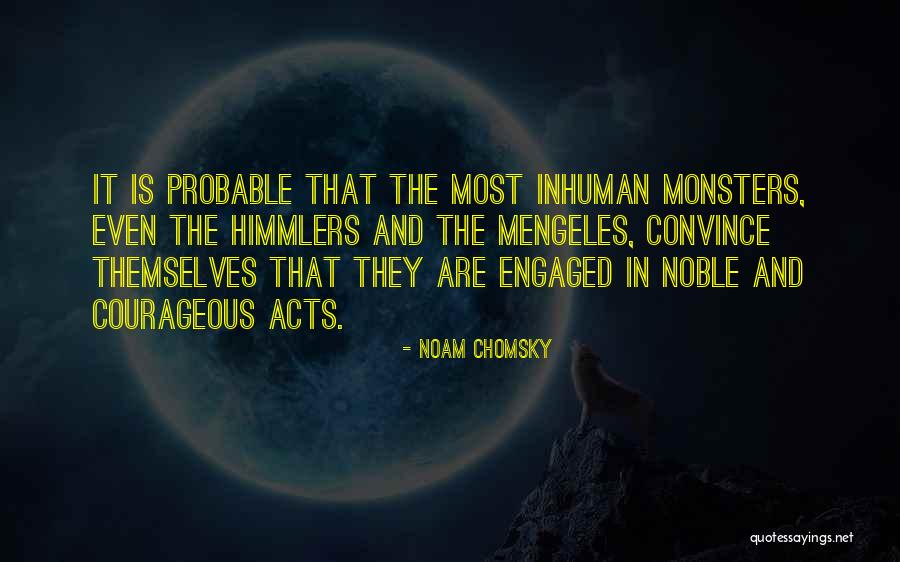 Evil And Deception Quotes By Noam Chomsky