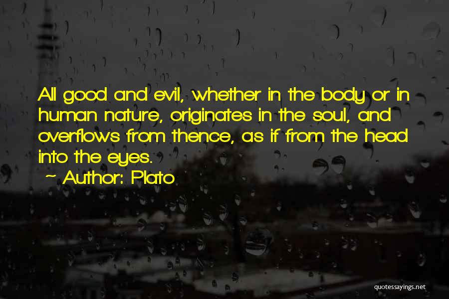 Evil And Human Nature Quotes By Plato