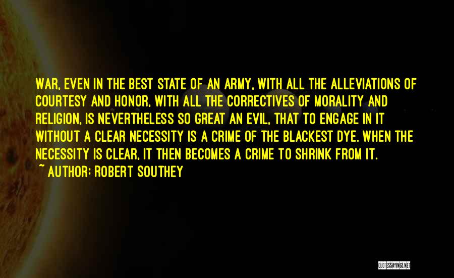 Evil And Religion Quotes By Robert Southey