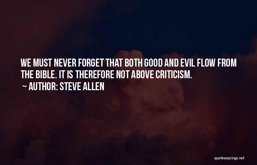 Evil And Religion Quotes By Steve Allen