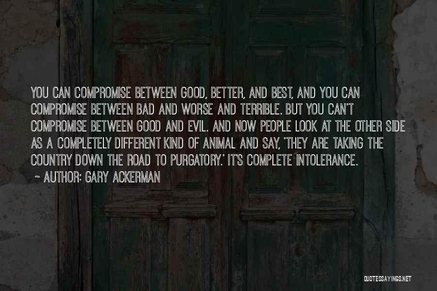 Evil But Good Quotes By Gary Ackerman