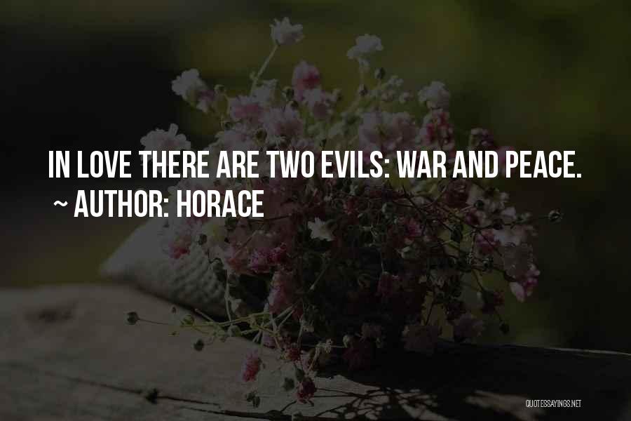 Evil Evil Quotes By Horace