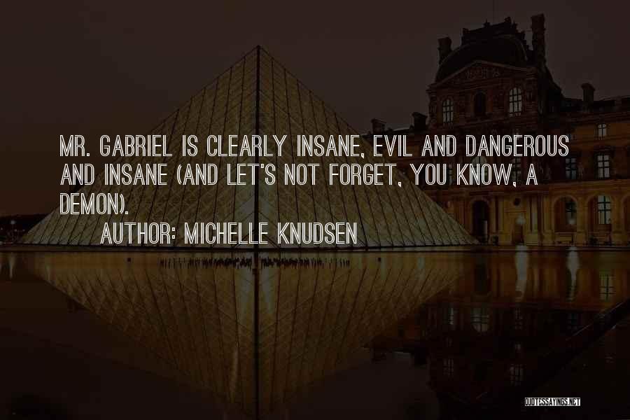 Evil Evil Quotes By Michelle Knudsen