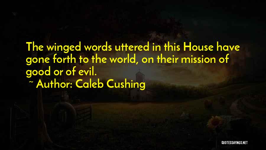 Evil Good Good Evil Quotes By Caleb Cushing