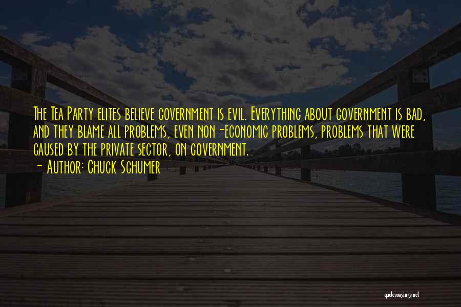 Evil Government Quotes By Chuck Schumer