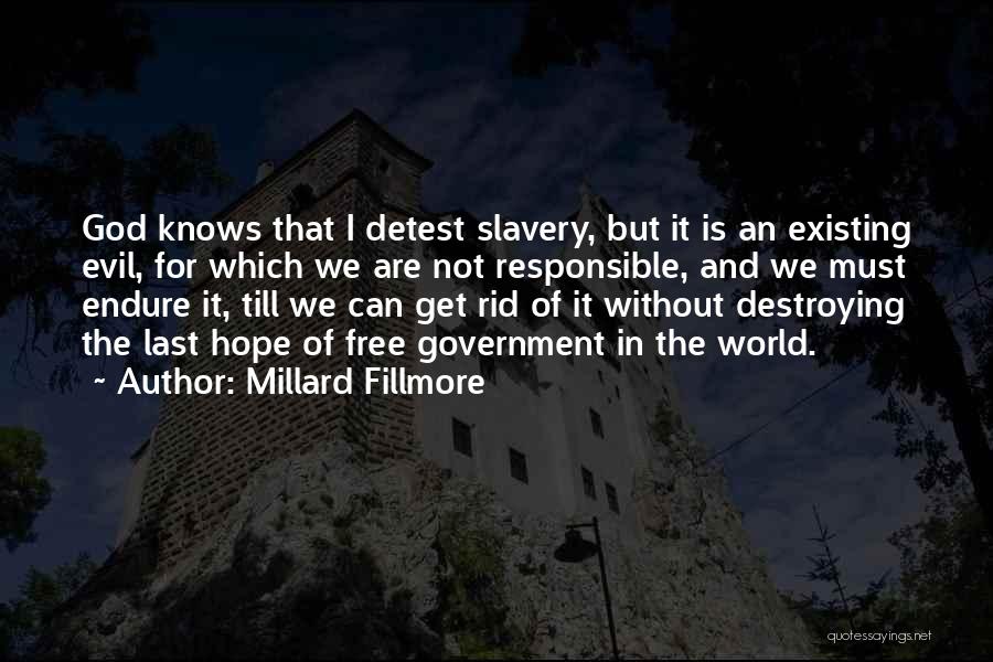 Evil Government Quotes By Millard Fillmore