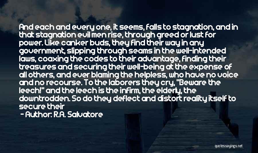 Evil Government Quotes By R.A. Salvatore