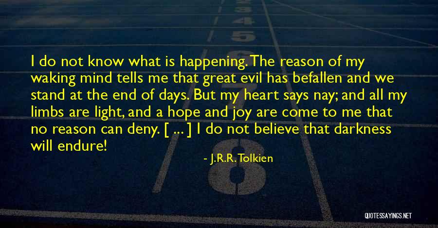 Evil In Heart Of Darkness Quotes By J.R.R. Tolkien