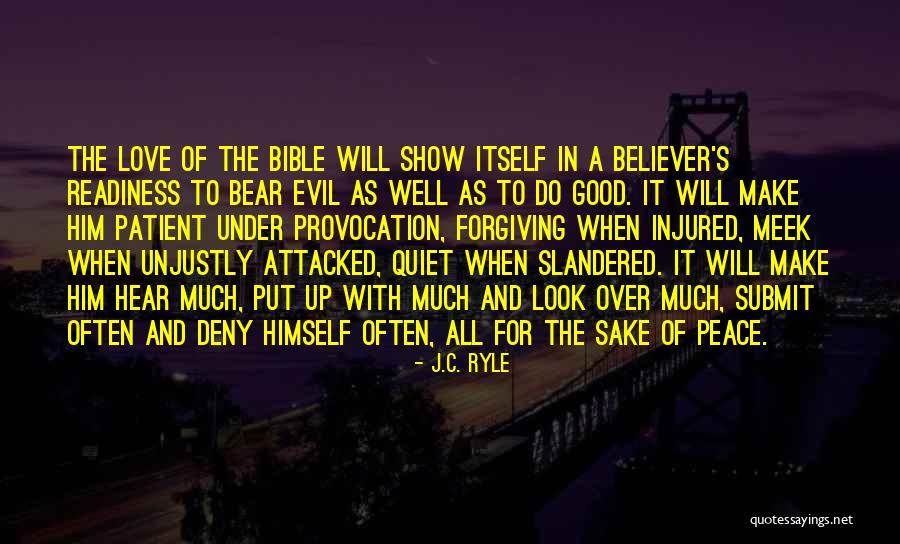 Evil In The Bible Quotes By J.C. Ryle Evil In The Bible Quotes By J.C. Ryle