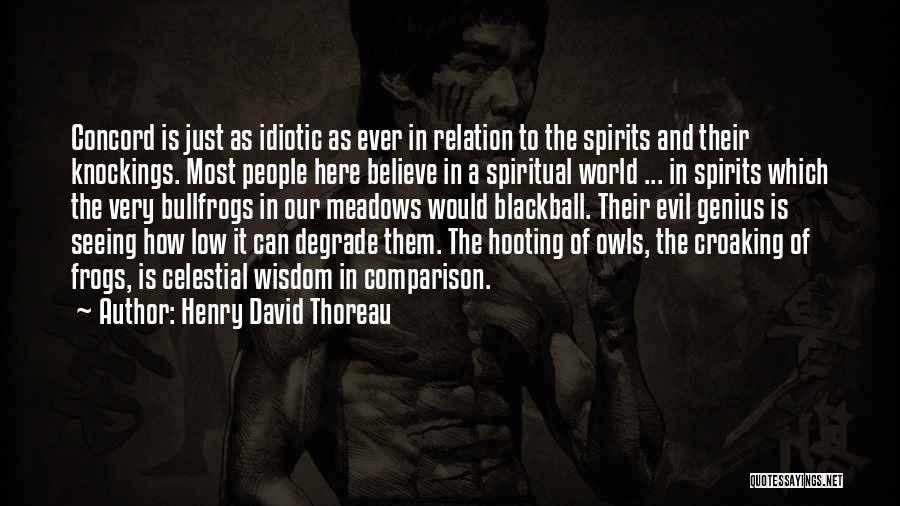 Evil In The World Quotes By Henry David Thoreau