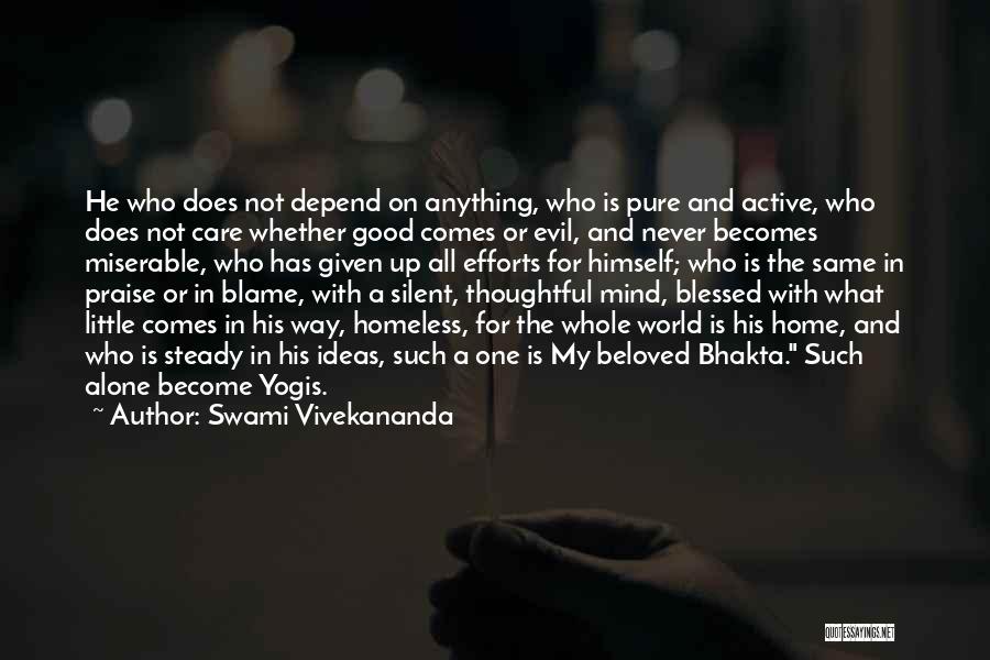 Evil In The World Quotes By Swami Vivekananda