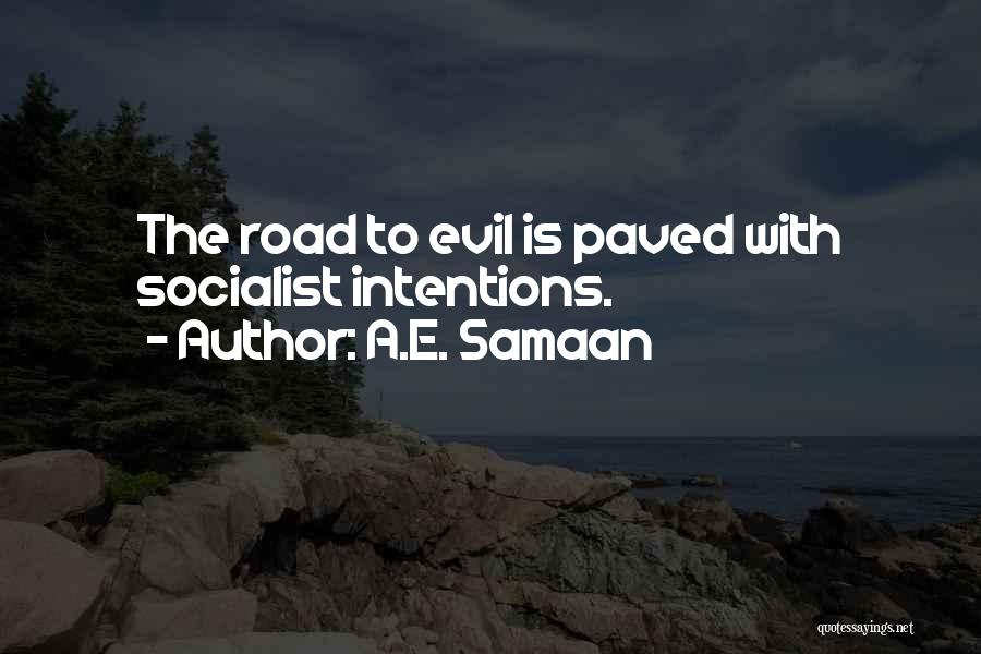 Evil Intentions Quotes By A.E. Samaan